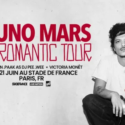 Bruno Mars revient avec « The Romantic » et lance une tournée des stades mondiale en 2026