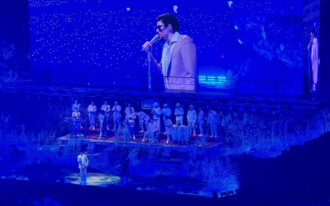 Bad Bunny en concert pendant le Debí Tirar Más Fotos World Tour 2026