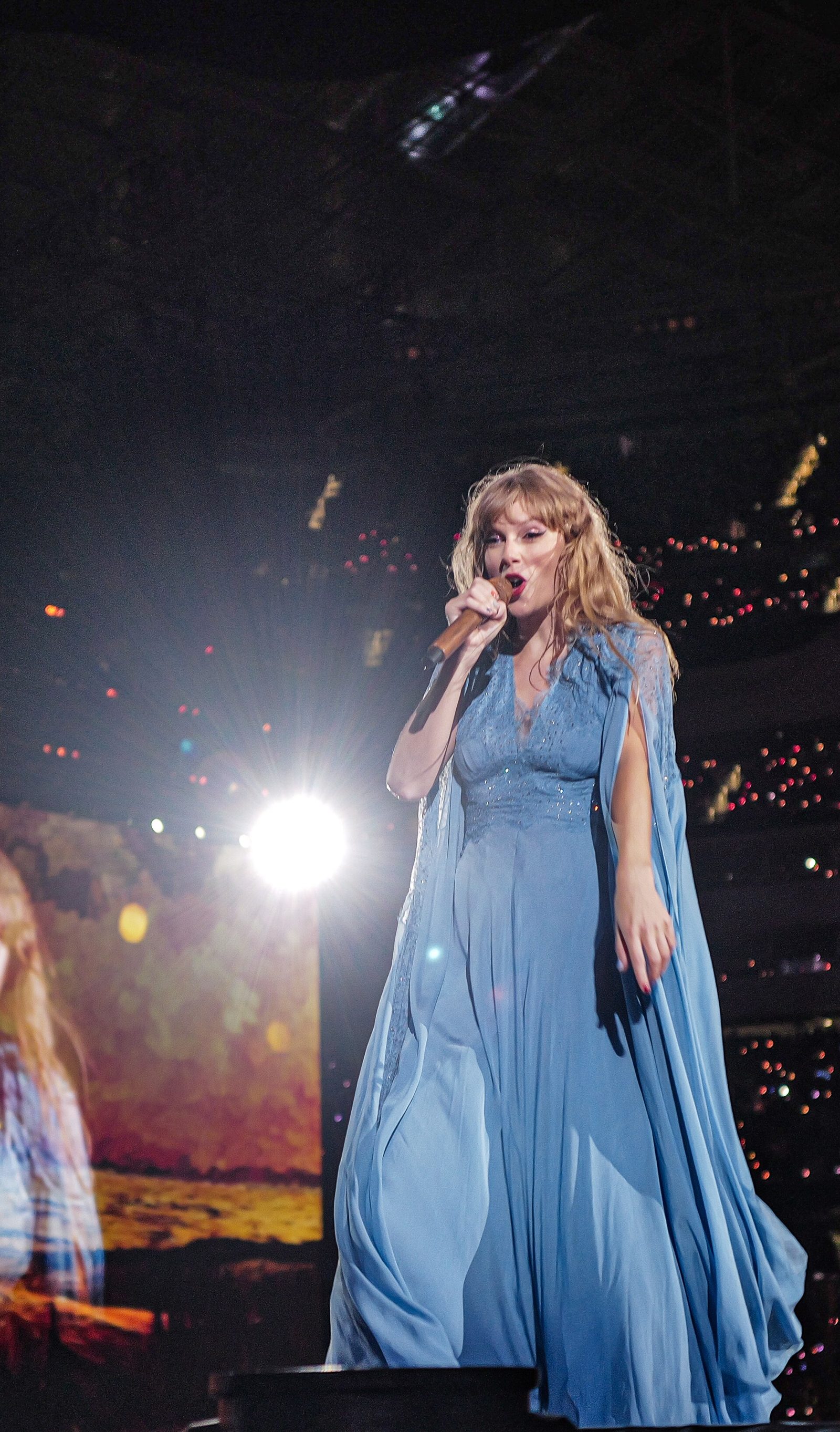 Taylor Swift sur scène lors du Eras Tour
