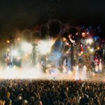 La mainstage Consciencia de Tomorrowland 2026 illuminée de nuit à Boom, en Belgique