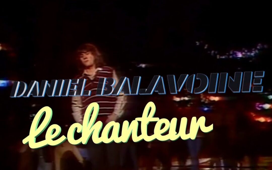Daniel Balavoine, image tirée du clip du Chanteur