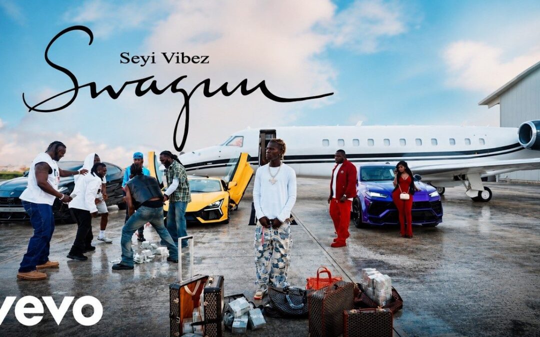 Seyi Vibez, pochette officielle du clip SWAGUU