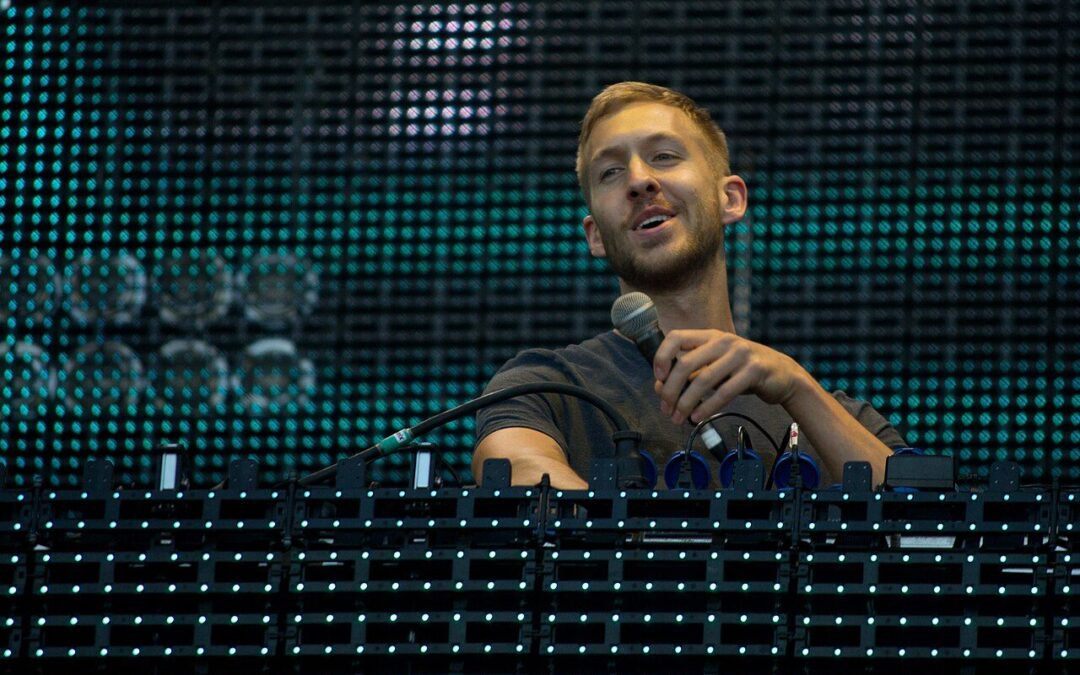 Calvin Harris sur scène à Rock in Rio Madrid en 2012