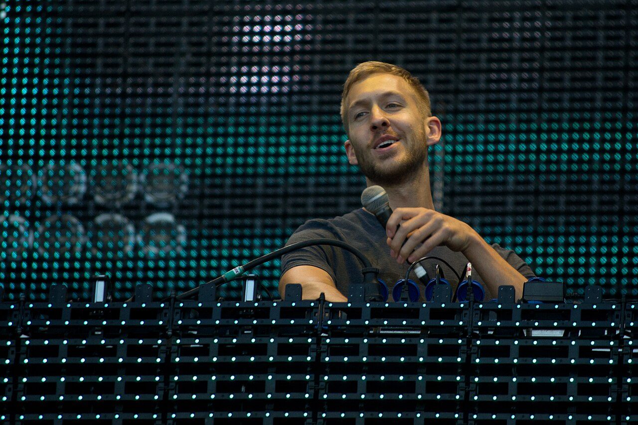 Calvin Harris sur scène à Rock in Rio Madrid en 2012