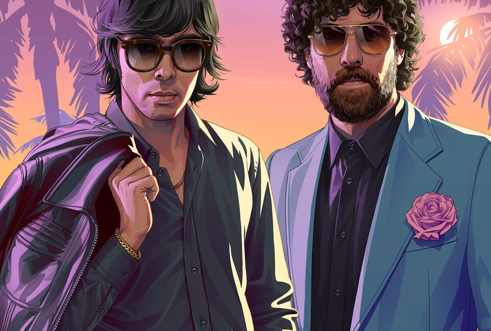 Justice en illustration officielle pour la campagne GTA VI